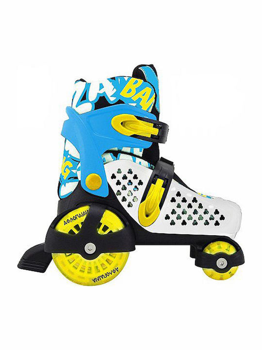 Athlopaidia Quad Einstellbar Rollers Blau Erwachsene/Kinder