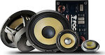 Focal ES 165KX3 Set Car Separate Round Speakers 6.5" 120W RMS (3 Way)