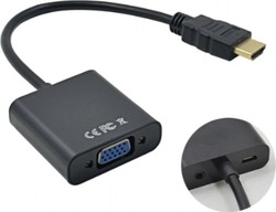 Well HDMI male σε 3.5mm / VGA / micro USB female Well HDMI male σε 3.5mm / VGA / micro USB female