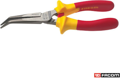 Facom Μυτοτσίμπιδο Cutting Plier Curved Electrician Length 160mm