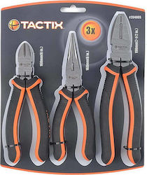 Tactix Pliers set Length 190mm 3pcs