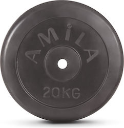 Amila Rubber Cover B Set Discuri Cauciucate 1 x 20kg Ø28mm