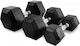 Power Force Rubber Hexagon Dumbbell 1 x 2.50kg