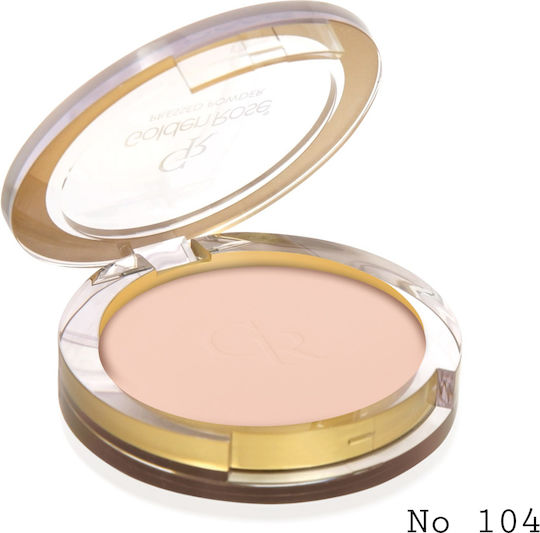 Golden Rose Pressed Powder Пудра 104 Естествена роза SPF15 12.7гр