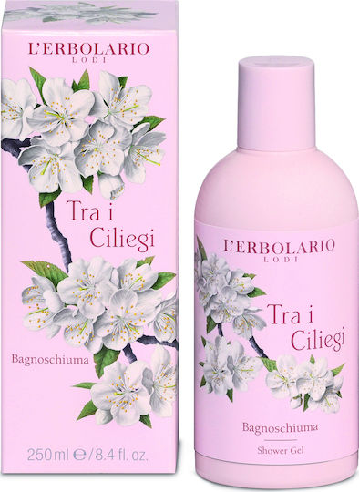 L' Erbolario Tra I Ciliegi Bubble Bath Gel & Cherry Scent 250ml