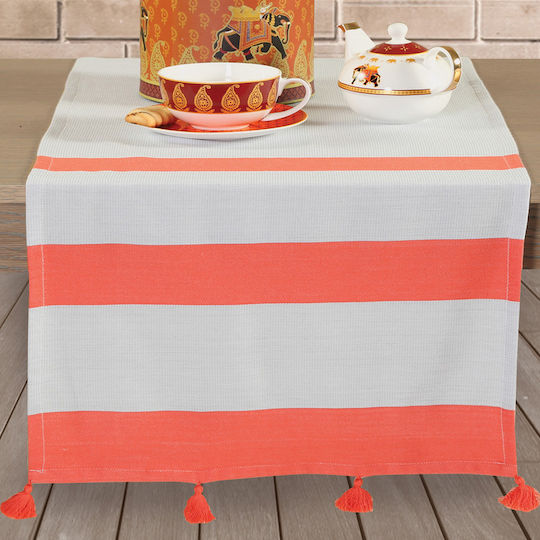 Nef-Nef Homeware Runner Spongle Orange 45x150cm Nef-Nef Homeware Runner Spongle Orange 45x150cm
