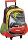 Gim Cars 3 School Bag Trolley Elementary, Elementary Multicolour with Water Bottle Holder
