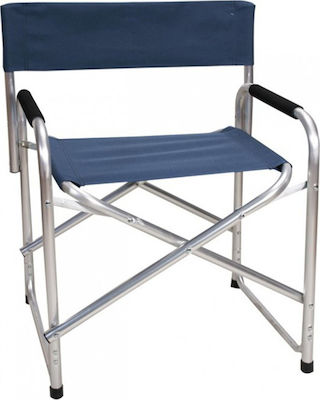 Director's Chair Beach Aluminium Blue