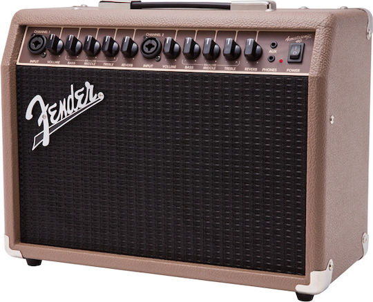 Fender Acoustasonic 40 Combo Amplifier For Acoustic Instruments 2 x 6.5" 40W Brown 2314206000