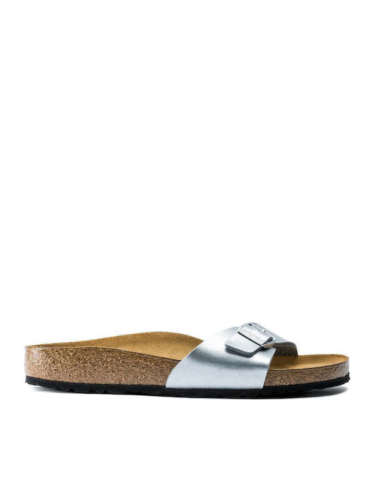 Birkenstock Madrid Ανατομικά Σανδάλια Ασημί