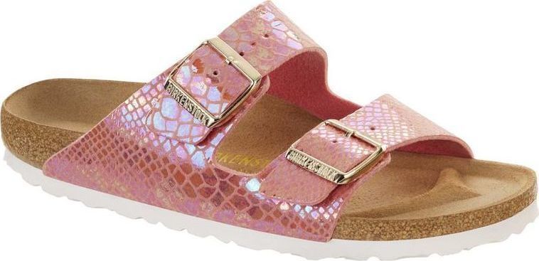 birkenstock shiny snake rose