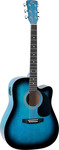 Soundsation Acoustic Guitar Yosemite DNCE-BLS Blue Cutaway Blue / Sunburst