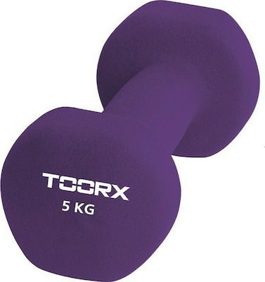 Toorx Βαράκι από Νεοπρένιο Neoprene Dumbbell 1 x 5.0kg