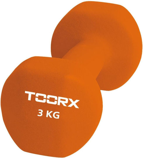 Toorx Neoprene Dumbbell Hexagon Dumbbell Neoprene 1 x 3.0kg
