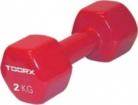 Toorx Hexagonal Vinyl Dumbbell Vinyl Hexagon Dumbbell 1 x 2.0kg