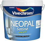 Vivechrom Neopal Satine Eco Plastic Ecological Paint for Interior Use White 3lt