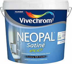 Vivechrom Neopal Satine Eco Plastic Vopsea Ecologic pentru Utilizare Intern 1lt