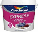 Vivechrom Express Plastik Farbe für Innenbereich Verwendung Weiß 750ml