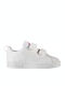 Vorteil Kinder Sneakers mit Klettverschluss Cloud White / Super Pink
