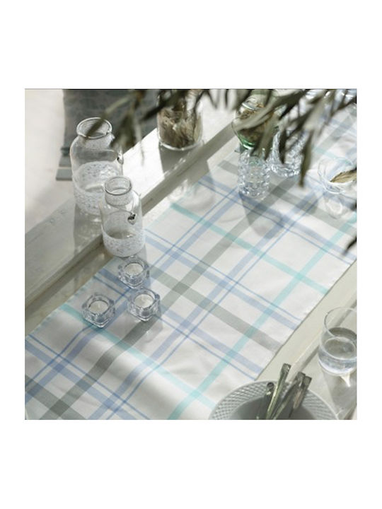 Gofis Home Runner 073 Check Blue 40x180cm 2001073000001