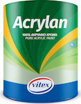 Vitex Acrylan Πλαστικό Χρώμα για Εξωτερική Χρήση 750ml