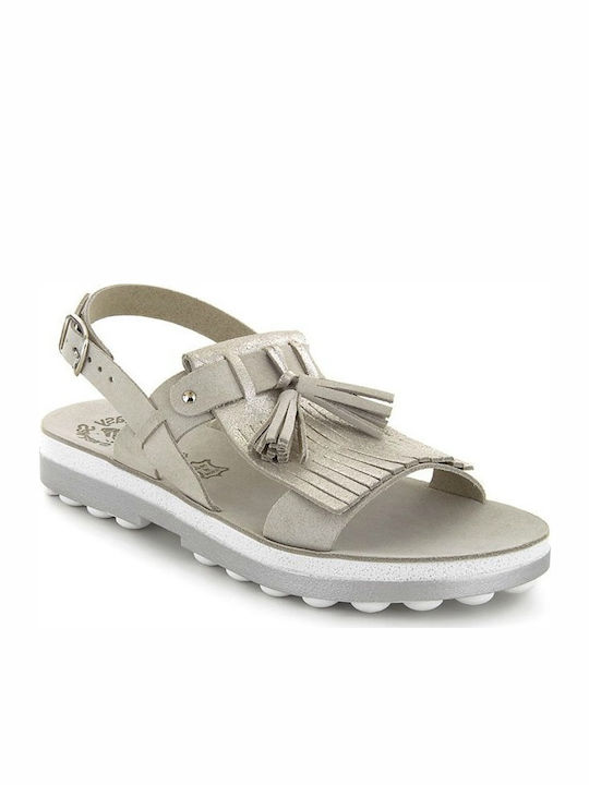 Fantasy Sandals 9010 Leather Women's Flat Sanda...