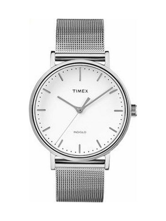 Timex Ceas cu Argintiu Brățară Metalică TW2R26600