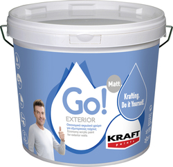 Kraft Go Exterior Plastic Acrilyc Paint for Exterior Use White 750ml