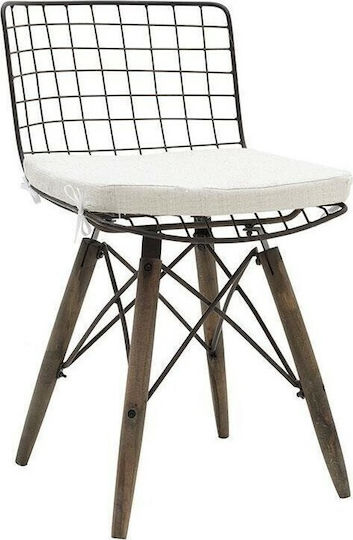 Καρέκλα Rusty Ασημί 42x50x77εκ. Καρέκλα Rusty Ασημί 42x50x77εκ.