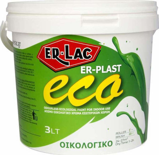 ER-LAC ER-Plast Eco Plastic Vopsea Ecologic pentru Utilizare Intern 10lt