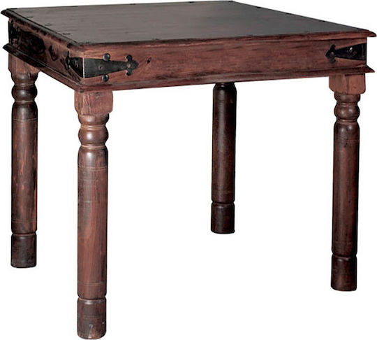 Ostia Küchen Tisch Walnuss 80x80x76cm Ostia Küchen Tisch Walnuss 80x80x76cm