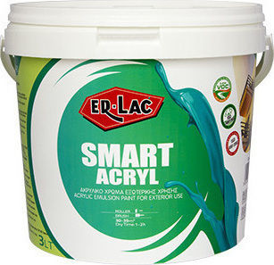 ER-LAC Smart Acryl Plastic Acrilyc Paint for Exterior Use 1lt