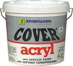 CHromodomi Cover Acryl Plastic Vopsea pentru Utilizare Externă 9lt