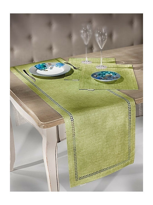 Saint Clair 2007 Polyester Tablecloth Runner Lime 40x175cm