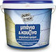 Durostick Μπάνιο & Κουζίνα Plastic Anti-Mildew Acrilyc Paint for Interior and Exterior Use White 750ml