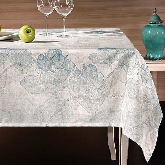 Saint Clair Față de masă Rezistent la pete 1009 Benzină 145x220cm