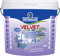 Tetralux Velvet Plastic Ecological Paint for Interior Use White 3lt