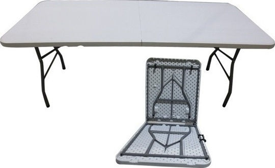 Table Catering Blow Foldable 180x74x74cm White