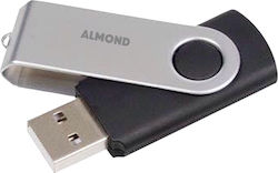 Almond Twister 16GB USB 2.0 Stick Black