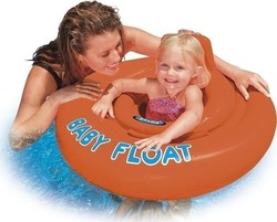 Intex Kinder Schwimmtrainer Swimtrainer mit Durchmesser 76cm für 1-2 Jahre Orange