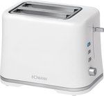 Bomann TA 1577 CB 138-0442 Toaster 2 Slots 870W White