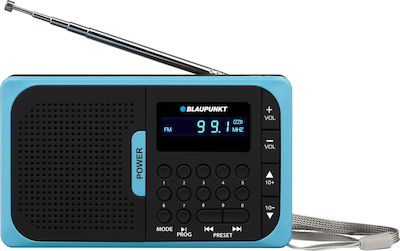 Blaupunkt PR5BL Mini Radio Rechargeable with USB Blue