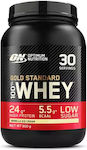 Optimum Nutrition Gold Standard 100% Whey Πρωτεΐνη Ορού Γάλακτος Χωρίς Γλουτένη με Γεύση Vanilla Ice Cream 908gr