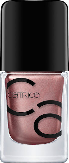 Catrice Cosmetics ICONails Gel Lacquer Glazed / Pearl Βερνίκι Νυχιών Μακράς Διαρκείας Χρυσό 10ml