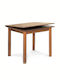 Table Dining Room Extendable from Solid Wood Walnut 75x75x76cm