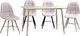 C290 Table Kitchen Extendable White 120x70x75cm