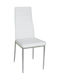 Aliana Dining Room Artificial Leather Chair White 41x50x96cm 6pcs