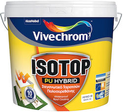 Vivechrom Isotop PU Hybrid Ελαστομερές Ακρυλικό Επαλειφόμενο Στεγανωτικό Πολυουρεθάνης 3lt Λευκό