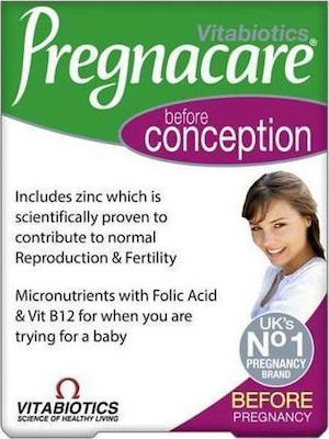 Vitabiotics Pregnacare Before Conception Supliment pentru Sarcină 30 capace