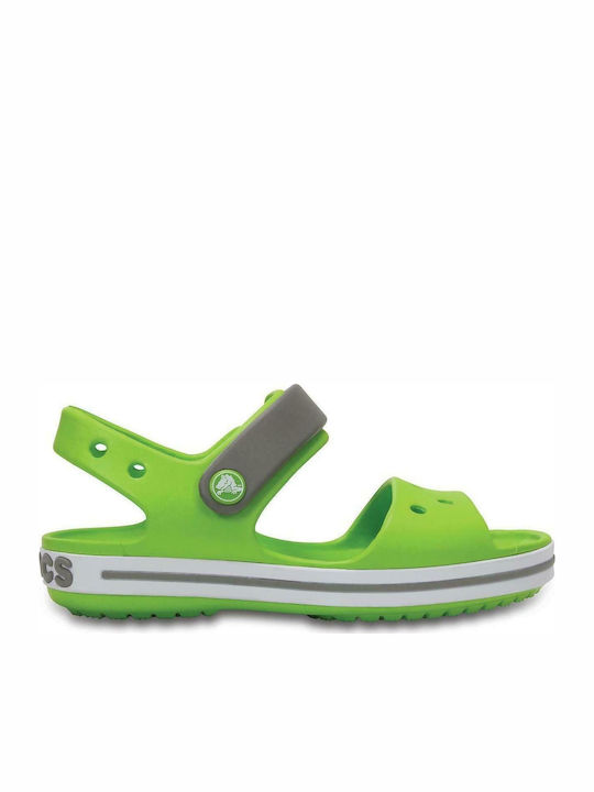 Crocs Crocband Kids Anatomical Beach Shoes Green